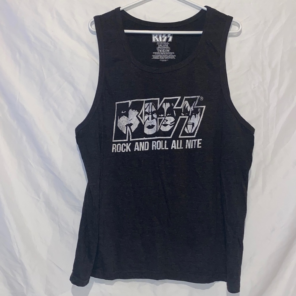 Mens kiss tank top